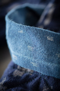 Damsons Hanten Quilted Jacket Indigo