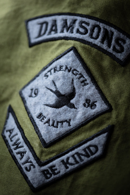 Damsons Cali Bomber Jacket Army Green