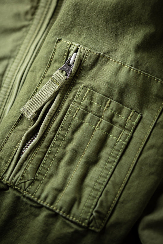 Damsons Cali Bomber Jacket Army Green
