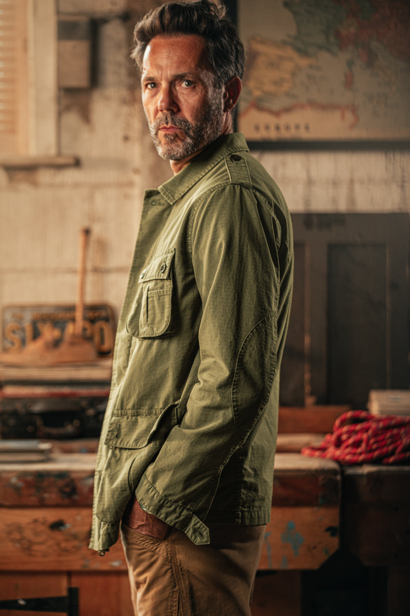 SALVAGE SALE Carter Jungle Jacket Olive