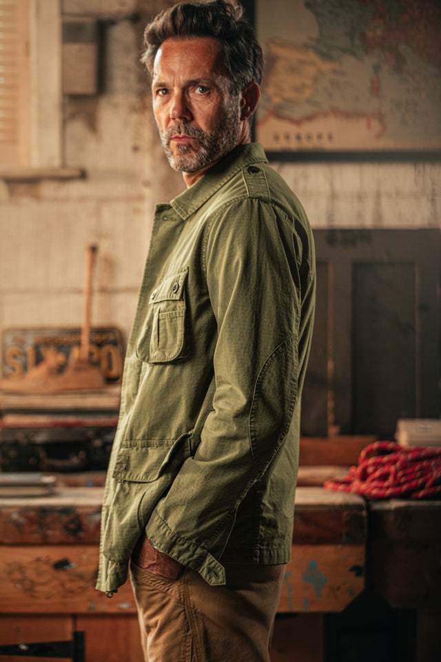 SALVAGE SALE Carter Jungle Jacket Olive