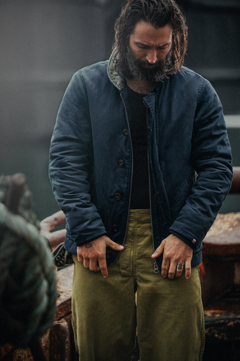 Seawolf Deck Jacket Navy | Men's Jackets | &SONS