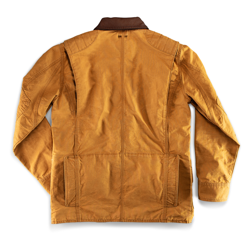 Mustard wax jacket sales
