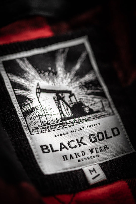 &SONS Black Gold Waxed Jacket