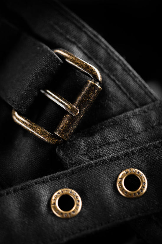 &SONS Black Gold Waxed Jacket