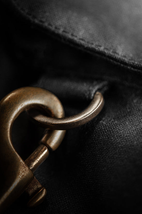 &SONS Black Gold Waxed Jacket