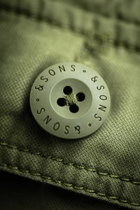 SALVAGE STOCK Harris Bomber Jacket Army Green
