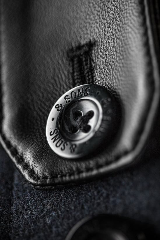 SALVAGE STOCK Boston Jacket Navy