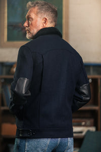 SALVAGE STOCK Boston Jacket Navy
