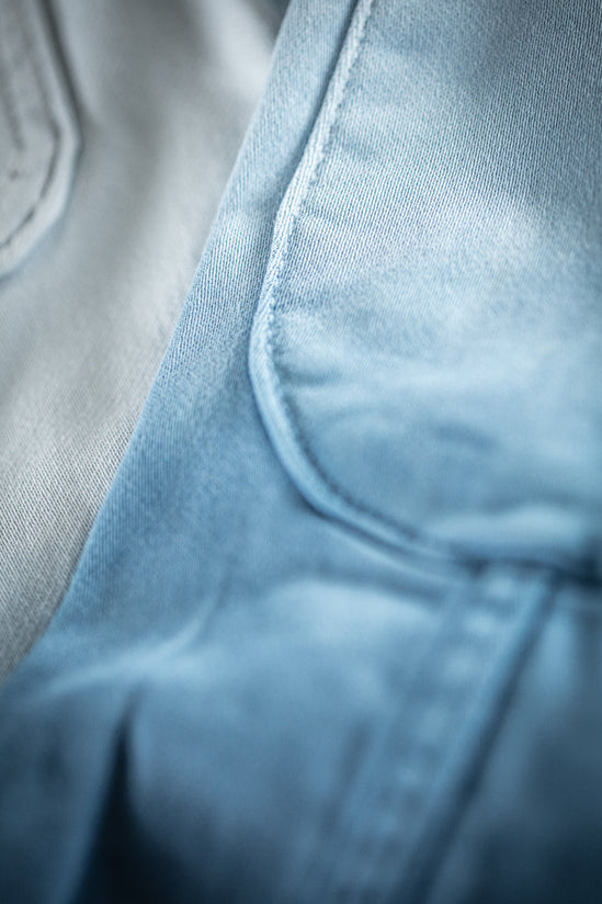 Damsons Chore Jacket Blue Ombrë