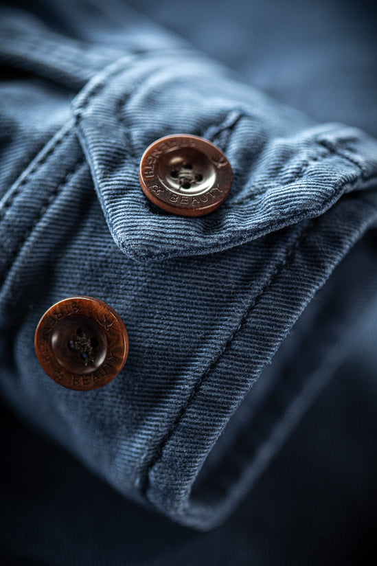 Damsons Meadow Chore Jacket Blue