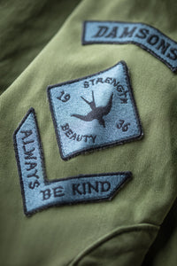 Damsons Combat Jacket Army Green