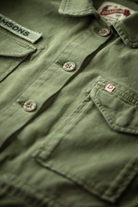 Damsons Combat Jacket Army Green
