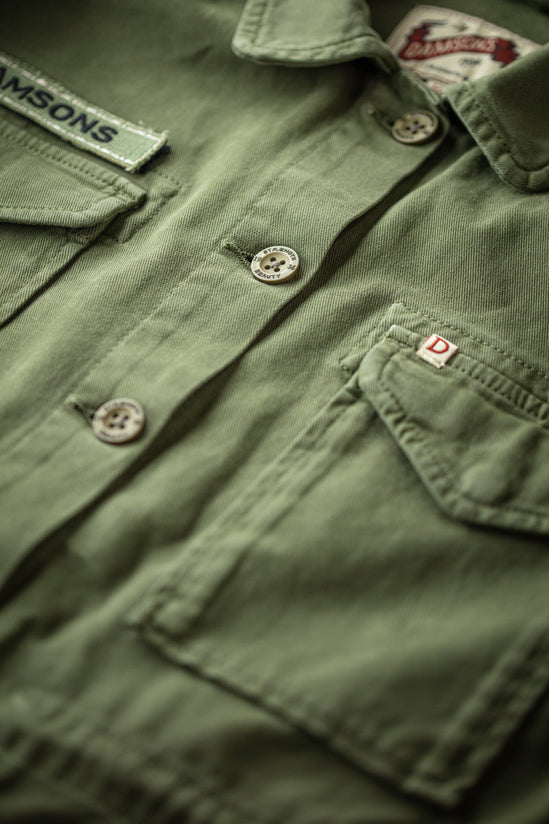 Damsons Combat Jacket Army Green