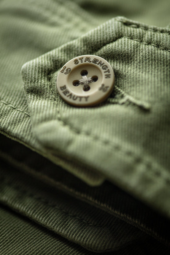 Damsons Combat Jacket Army Green