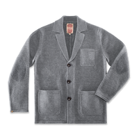 Denton Merino Wool Blazer Grey Marl