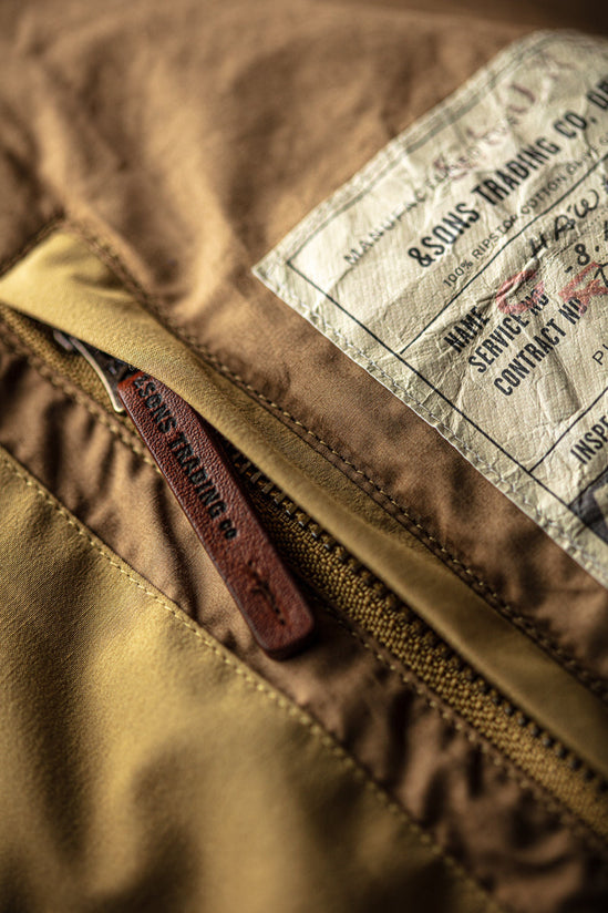 Hawker Quilted Jacket Tan