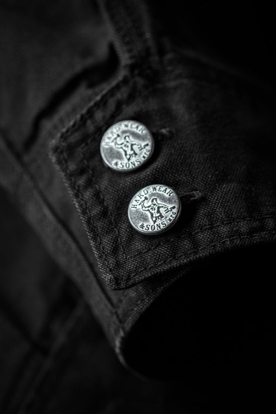 &SONS RYDER Hardwear Canvas Jacket Black