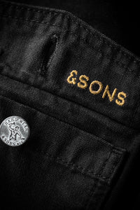&SONS RYDER Hardwear Canvas Jacket Black