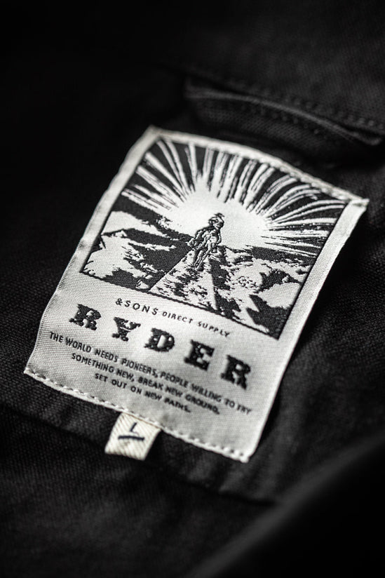 &SONS RYDER Hardwear Canvas Jacket Black