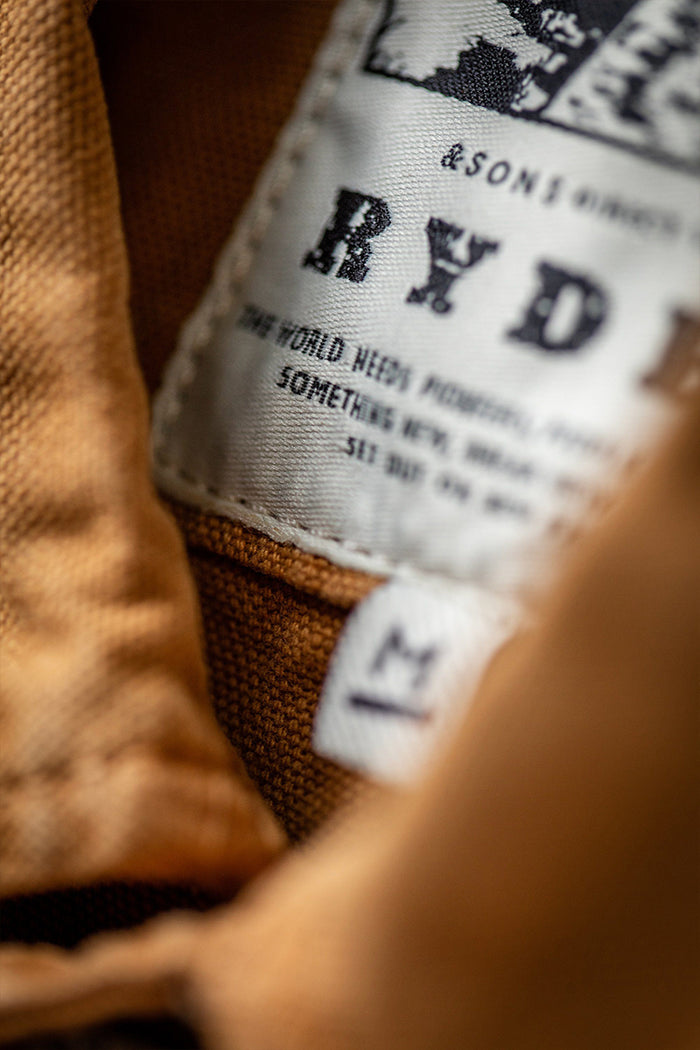 RYDER Hardwear Canvas Jacket Tan &SONS