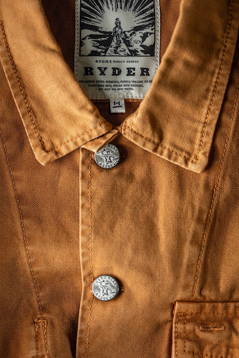 RYDER Hardwear Canvas Jacket Tan – &SONS