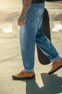 SALVAGE STOCK &SONS Switchback Jean Washed Indigo Blue