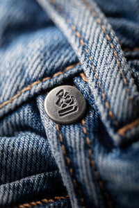 SALVAGE STOCK &SONS Switchback Jean Washed Indigo Blue