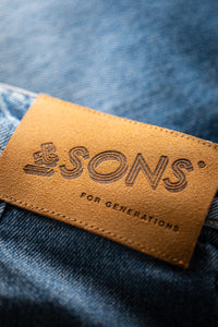 SALVAGE STOCK &SONS Switchback Jean Washed Indigo Blue