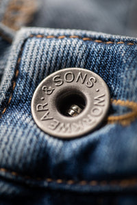 SALVAGE STOCK &SONS Switchback Jean Washed Indigo Blue