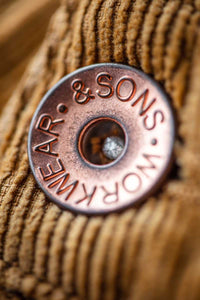 SALVAGE STOCK Brandon Jeans - Corduroy Tan