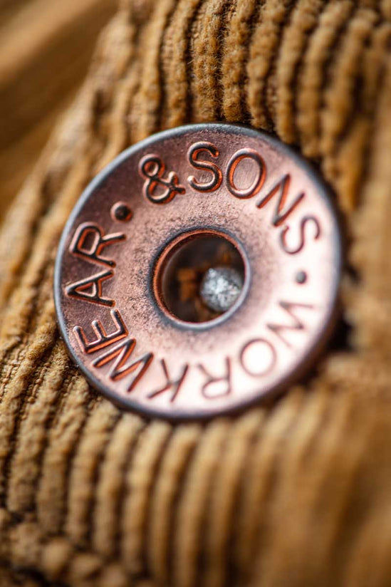 SALVAGE STOCK Brandon Jeans - Corduroy Tan