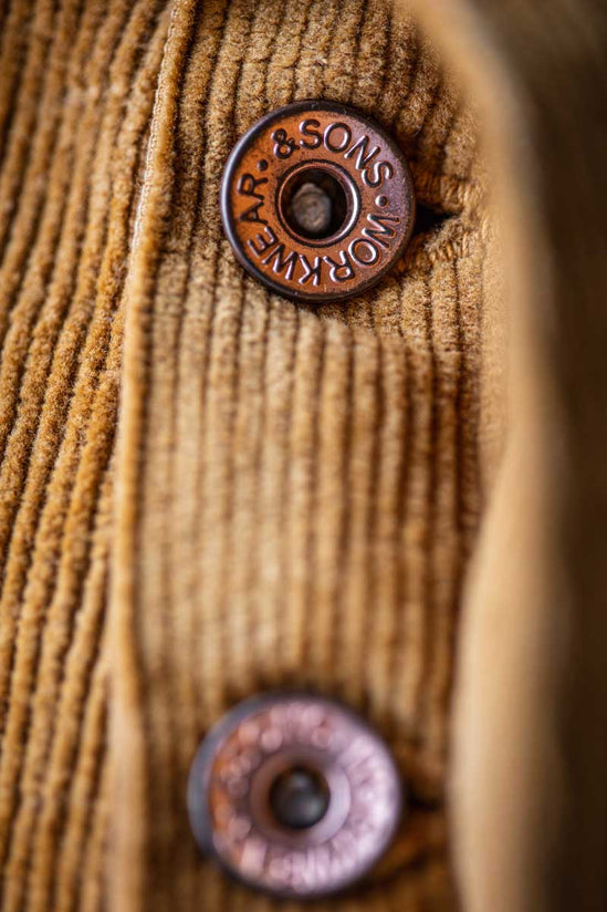 SALVAGE STOCK Brandon Jeans - Corduroy Tan