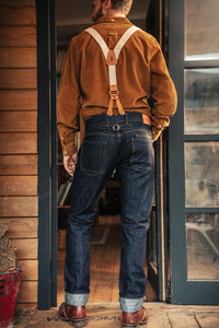 The New Frontier 14oz Selvedge Anti-bac Raw Denim Jeans