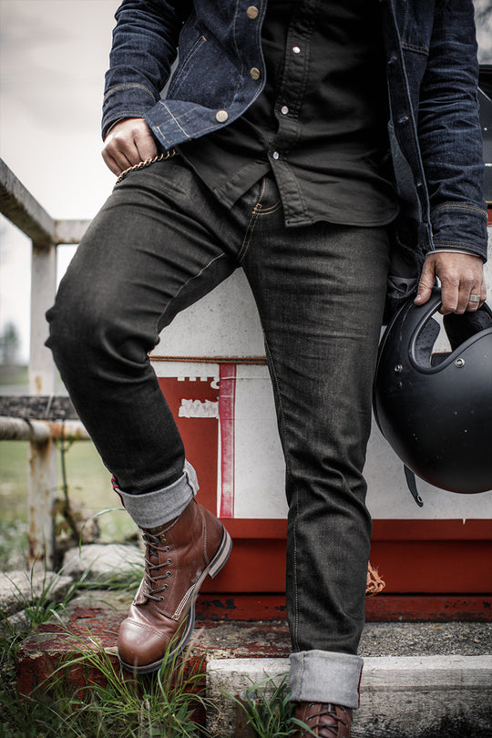 Brandon Denim Jean Charcoal