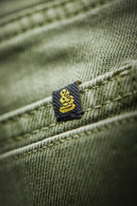 Brandon Overdyed Jean Army Green