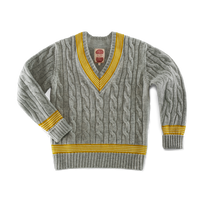 Century Cricket Jumper Grey Marl