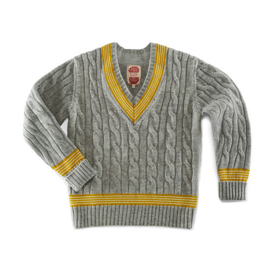 Century Cricket Jumper Grey Marl