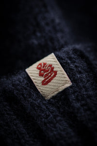 &SONS Ahab Submariner Rollneck Jumper Navy