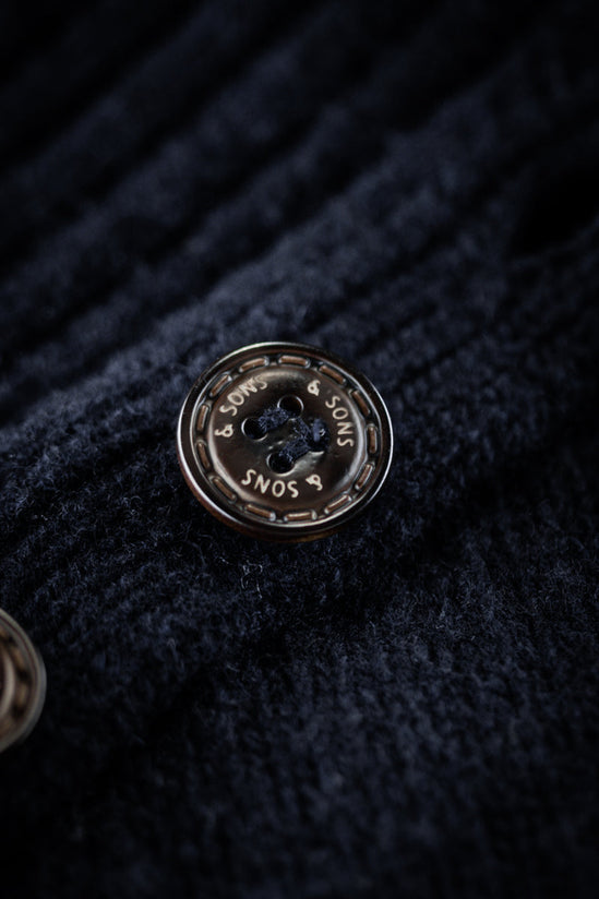 &SONS Ahab Submariner Rollneck Jumper Navy