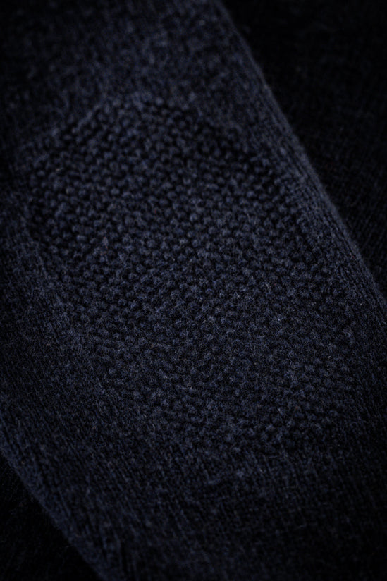 &SONS Ahab Submariner Rollneck Jumper Navy