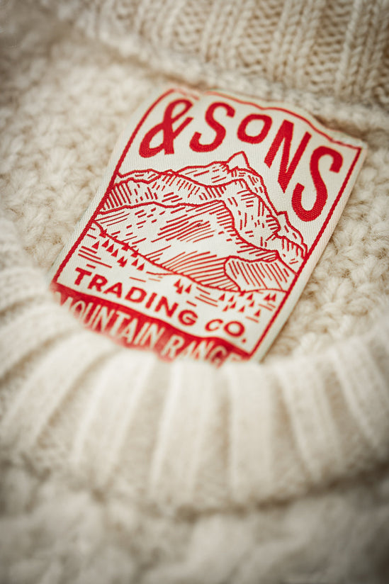 &SONS Clyde Knit Jumper Ecru
