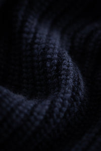 &SONS Port Shawl Collar Jumper Navy