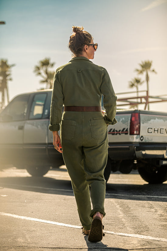 Damsons Sky Jumpsuit Green