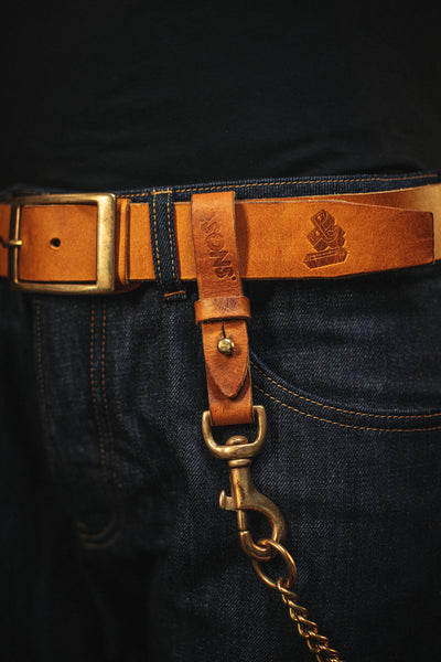 Belt with hot sale key holder