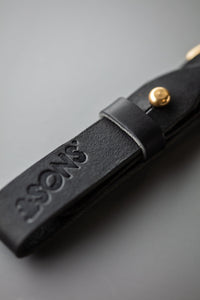 Black Leather Key Fob