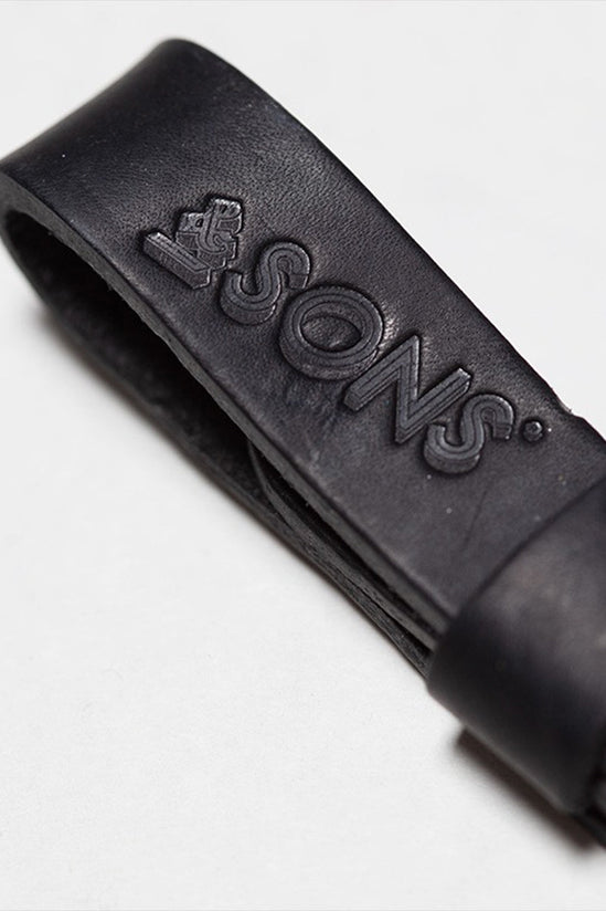 Black Leather Key Fob