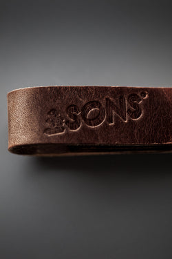 Brown Leather Key Fob