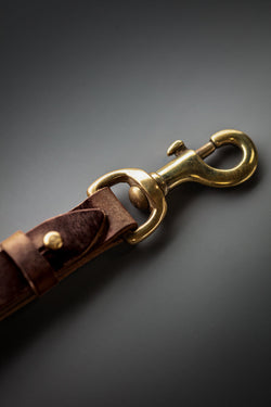Brown Leather Key Fob