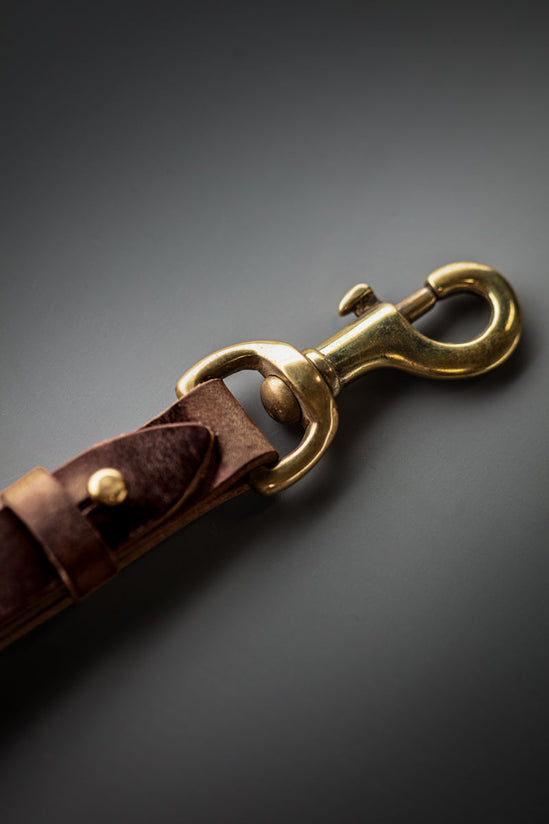 Brown Leather Key Fob
